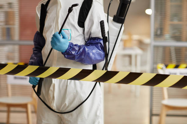 Professional Biohazard technician working in White Hall, AR